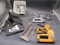 Staplers, Chisels, Staples