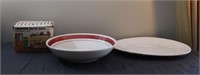 Pasta maker, pasta bowl, 14.5 X 3.5" and 18.5"