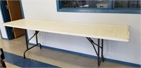 Table with Folding Legs 95"x25"x30"H