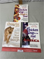 Lot of Three Chicken Soup Books