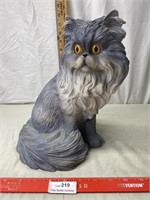 Long Haired Cat Statue
