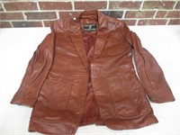 Leather Jacket Sz 38