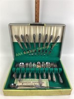 WM Roger’s A1 Plus Stainless flatware set in box