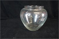 Large Round Clear Vase