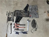 Tools, break over bars, wrenches sockets