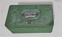 Vintage Metal Lock Box
