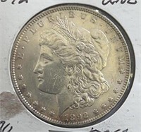 1892 Morgan Dollar  MS UNC BU
