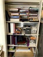 Several Shelves of Office Supplies