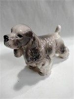Porcelain dog marked BA