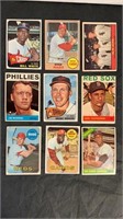 9 Hall of Famer 1960’s Baseball Cards