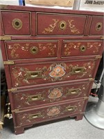 Heritage Hand Painted Apothecary Chest of Drawers