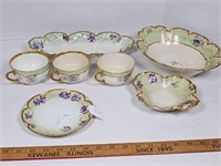 Haviland Fine China 1908 Serving Bowls Cups Plate