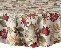 Fall Leaf Melody Tablecloth 52" x 70" Oblong