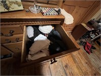 LOT OF CLOTHING IN DRESSER