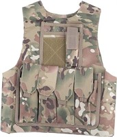 Tactical Vest, childrenss Adjustable Waistcoat,