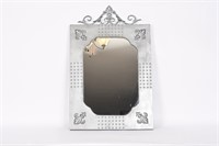Silver Finish Framed Mirror