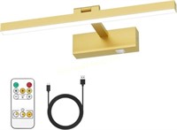 Ralbay Gold Picture Light  16  Dimmable  Remote