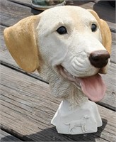 7" Italian Resin Dog Bust