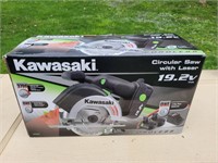 Kawasaki circular saw with laser 19.2v