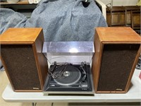 Record player speaker set