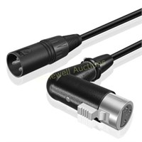 TNP 50ft Right Angle XLR Cable