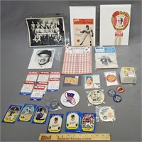 Vintage Sports Memorabilia Lot
