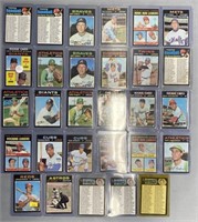 1971 Stars; Rookie Stars Baseball Cards touched up