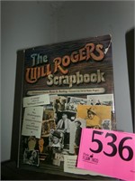 BOOK WILL ROGERS SCRAPBOOK 1976