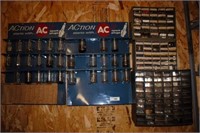 AC spark plug hardware holders & 3-parts bin