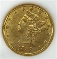1888-S $10 Gold