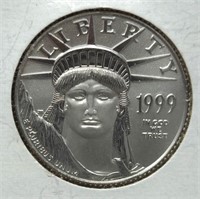 1999 Quarter Ounce Platinum Eagle