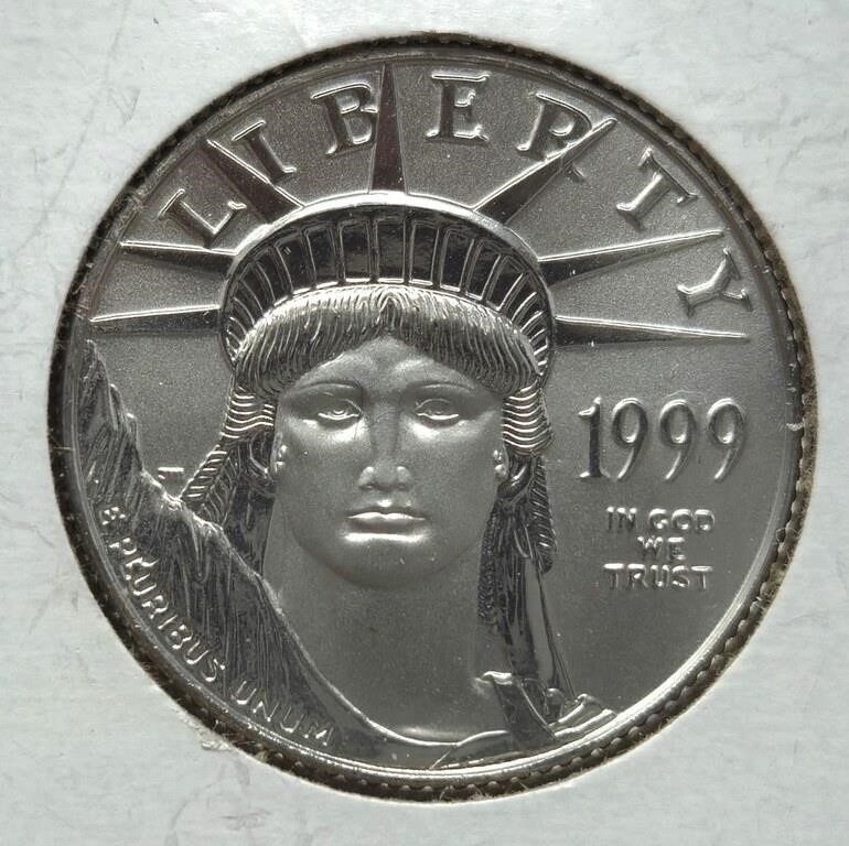 1999 Quarter Ounce Platinum Eagle