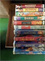 Lot of VHS Tapes, Disney, Bambi, Pocahontas