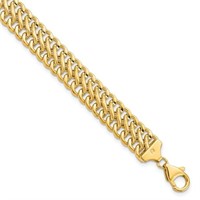 14 kt- Polished Fancy Link Bracelet