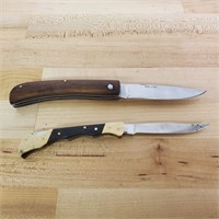 Lot Of 2 Vintage Folding Knives