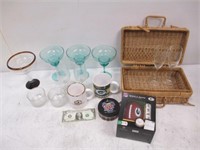 Madison P/U Only Lot of Assorted Glassware &