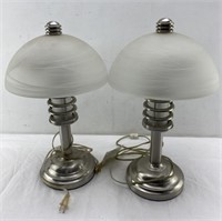 20in pair of portable lamps