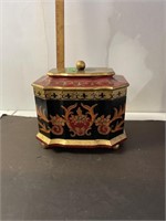 Wood decorative box with lid-12x8x10” tall