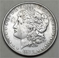 1878-S Morgan Silver Dollar, AU