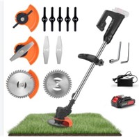 Lithium Weed Wacker With 2 Batteries, Charger,
