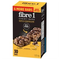 30-Pk Fibre 1 Chewy Bars Oats & Chocolate, 35g