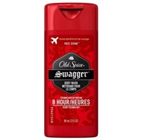(3) Old Spice Swagger Red Zone Body Wash Travel