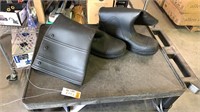Marshalltown Black Plain Toe Boots Size 10