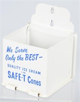 VINTAGE SAFE-T CONES, ICE CREAM CONE DISPENSER