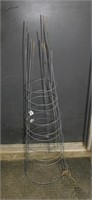 Lot of (3) Galvanized Tomato Cages