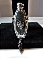 Sterling Silver Coat of Arms Perfume Fob