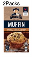 2Packs Quaker Oatmeal Chocolate Chip Muffin Mix