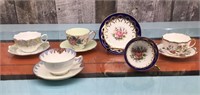 Paragon & Aynsley tea cups w/saucers