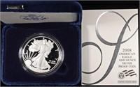 2008-W PROOF AMERICAN SILVER EAGLE OGP