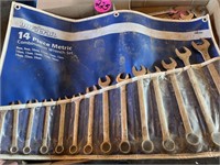14 Piece Metric Combination Wrench Set